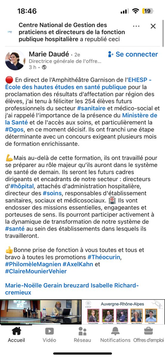 Ehpadvisor's tweet image. Quand la DGOS a du mal à écrire "directeur" à la place de "responsable" d'ESMS 😬
Sauf si c'était pour accentuer le fait qu'on a la responsabilité mentale H24 et la responsabilité pénale de nos établissements ?
En tout cas, félicitations et bienvenue aux nouveaux collègues 🥰