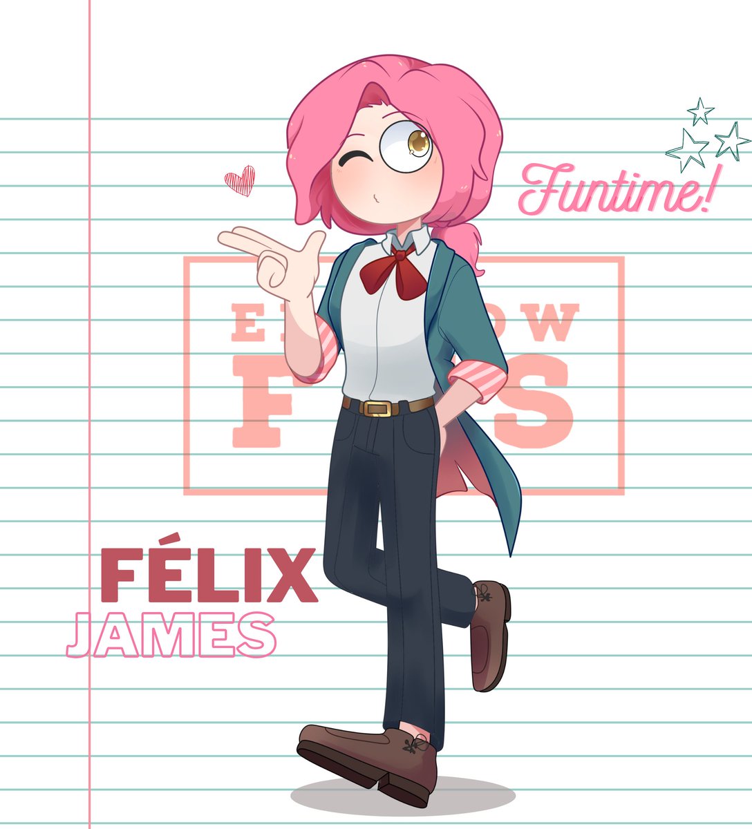 ElshowFHS's tweet photo. #fhs #fnafhs #ElshowFHS
✨ Diseño de Félix 💘 ¿Qué les parece? https://t.co/b3MqQNQZvc