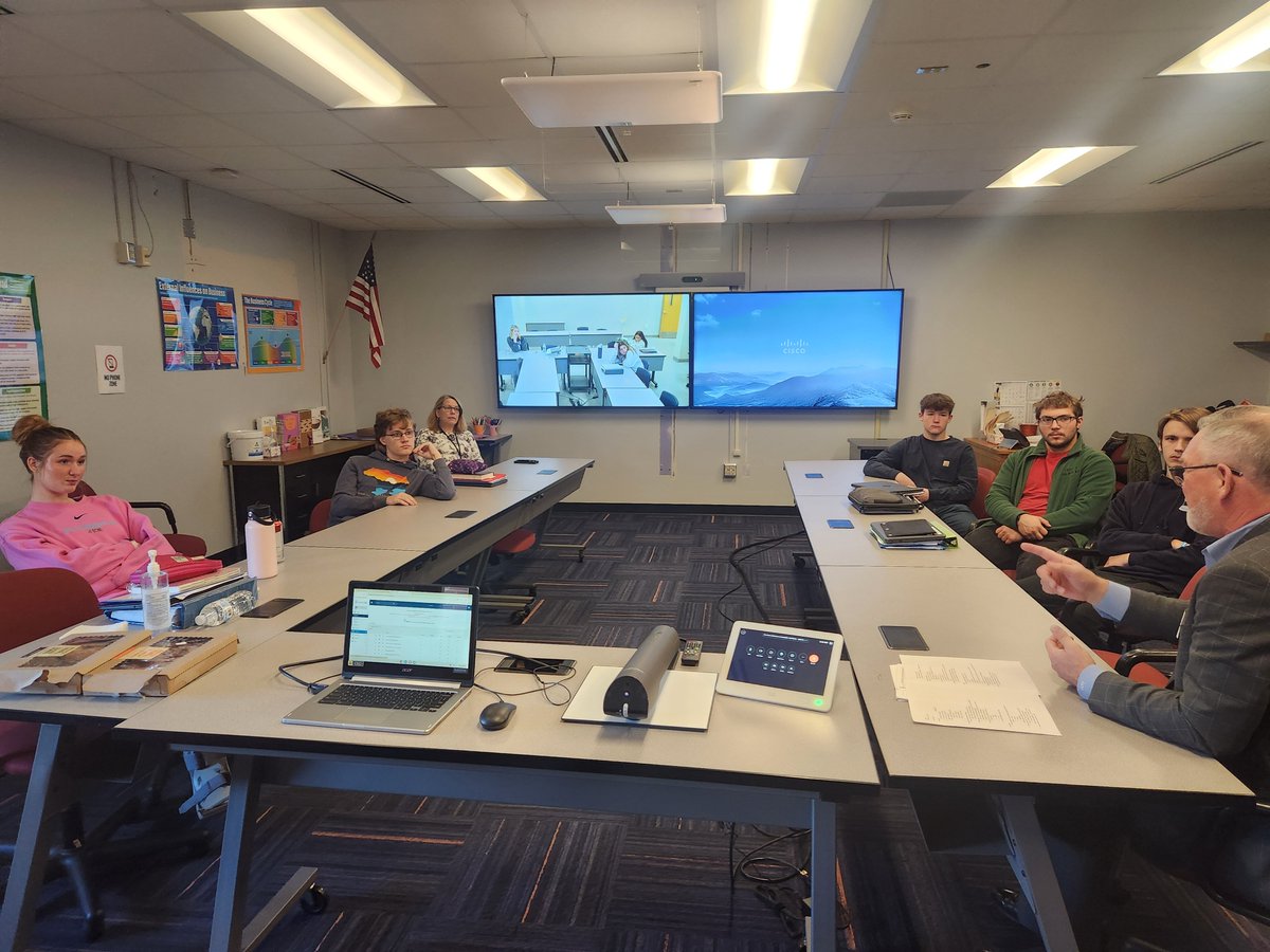 Many thanks to Mr. <a href="/garydake/">Gary Dake</a> , President and CEO of <a href="/StewartsShops/">Stewart's Shops</a>, for coming in to speak with our entrepreneurship class!
