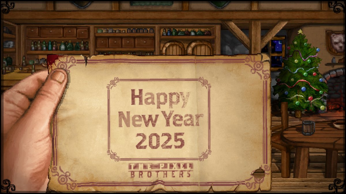 Happy New Year 2025!
For the new year, we can only wish for great random dungeons and amazing adventures! 🥳🤩🤟
#thepxelbrothers #year2025 #happynewyear #happynewyear2025 #bonneannee #bonneannee2025 #pixelart #indie #indiegame #indiegamedev #rogueknight