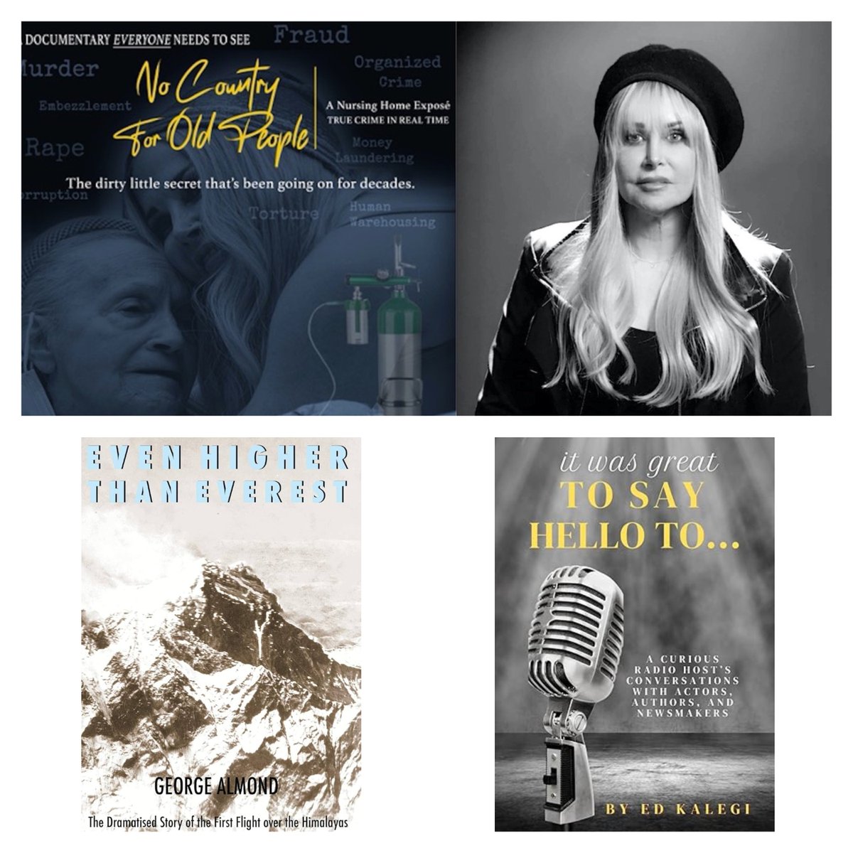 Ed Kalegi (@edkalegi) on Twitter photo This week on “The Weekend with Ed Kalegi”
Writer, director, & producer Susie Singer-Carter <a href="/GoGrlMediaSusie/">Susie Singer Carter</a> on her documentary “No Country for Old People,” George Almond on “Even Higher than Everest,” & don’t forget Ed’s new book “It Was Great to Say Hello to.." is available now! This week on “The Weekend with Ed Kalegi”
Writer, director, & producer Susie Singer-Carter <a href="/GoGrlMediaSusie/">Susie Singer Carter</a> on her documentary “No Country for Old People,” George Almond on “Even Higher than Everest,” & don’t forget Ed’s new book “It Was Great to Say Hello to.." is available now!