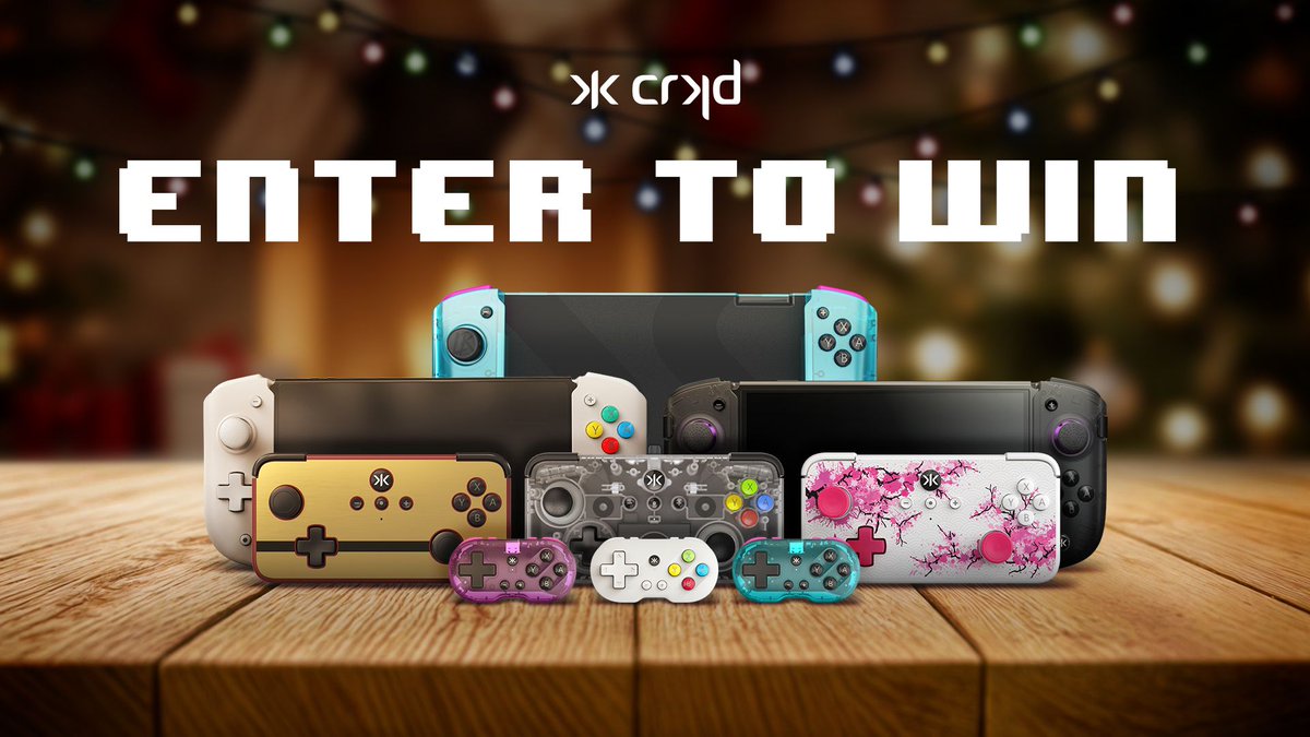 crkdgg's tweet image. 🎄🎁 HOLIDAY GIVEAWAY! 🎁🎄

We're celebrating the season by giving away fan-favorite CRKD gear from the past year to 9 lucky winners—and yes, you can submit multiple entries! 

👉 Enter now: go.crkd.gg/holidaygiveaway

T&amp;amp;Cs apply.