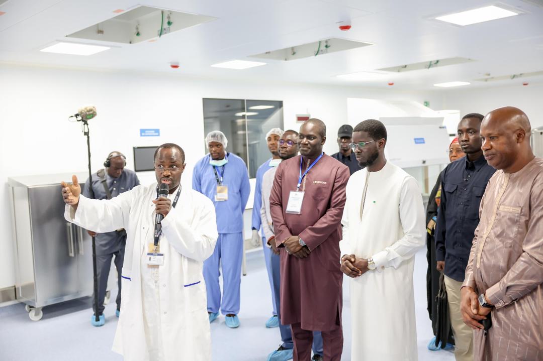 PasteurDakar's tweet photo. This Friday, December 13, 2024, President of Senegal, H.E. Mr. Diomaye Faye, visited the Vaccinopole of the Institut Pasteur de Dakar, marking the final day of centenary celebrations. The visit highlighted Senegal’s commitment to vaccine sovereignty. #PlanSenegal2050 #IPD100 https://t.co/OMaxJgNlWm