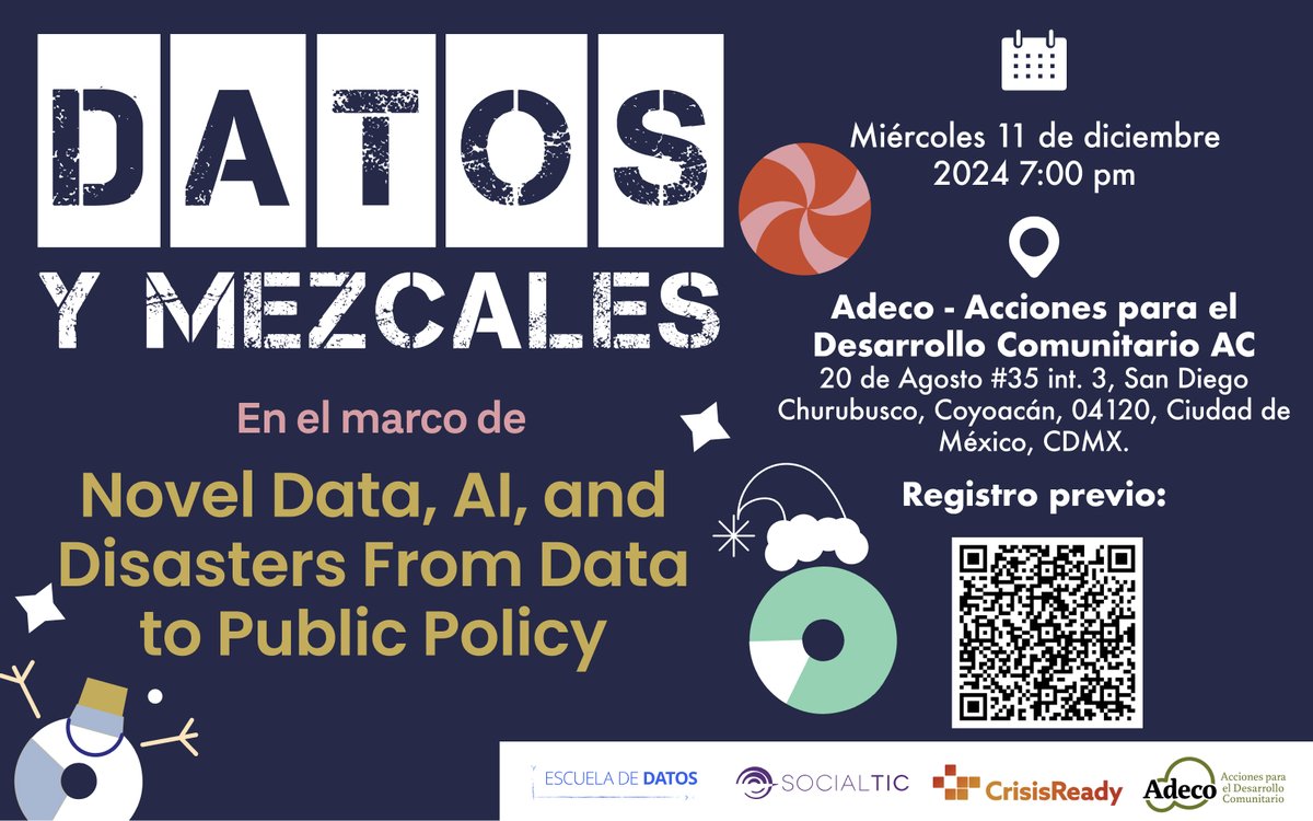 EscuelaDeDatos's tweet image. #México |

🗺️📍📊 En términos de #geodata... 

🤔📊🥃🪅 ¿Qué podemos destacar del último (Posa)#DatosyMezcales, realizado en el marco de Novel Data, AI and Disasters From Data to Public Policy? 

¡Abrimos 🧵! 🤓👇
