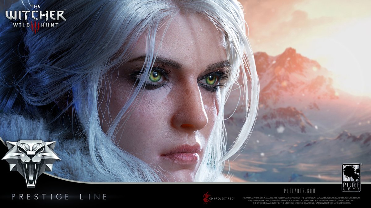 PureArtsLimited's tweet photo. “See what I've got on my back? Wolves fear it. Kings do too.”

Pre-order your Prestige Line – The Witcher 3: Wild Hunt Ciri of Cintra ½ Scale Statue now ➡️ https://t.co/0Ljmqr6Anw https://t.co/lmsUrjcSvZ