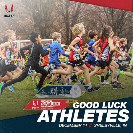 Good luck to the #USATFFutureStars as they compete at the 2024 USATF National Junior Olympic Cross Country Championships in Shelbyville, Indiana tomorrow! Who are you cheering for? #USATF