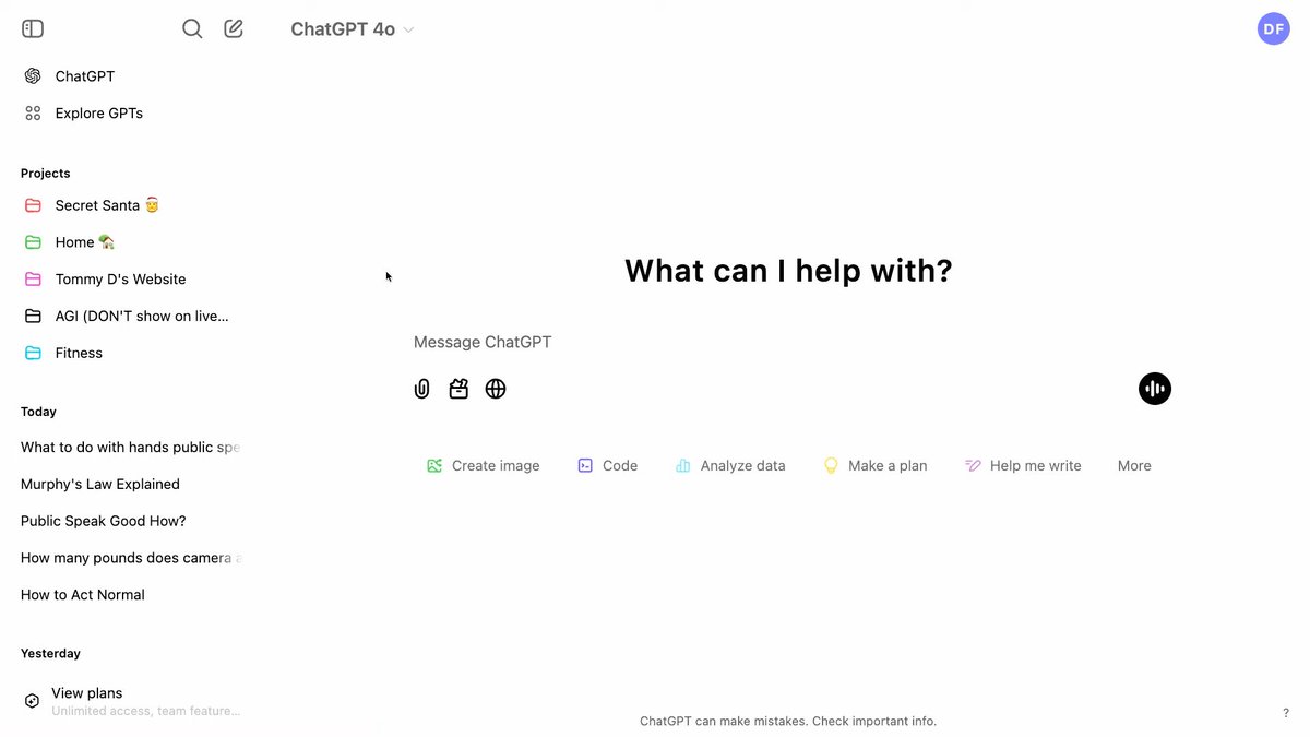 OpenAI Launches ChatGPT Projects

So think like Claude's Projects or similar to Perplexity Spaces:
