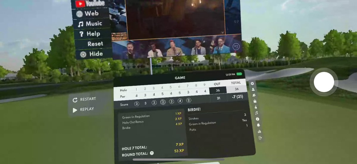 TysonRhyno's tweet photo. @TheAndyCortez @snowbikemike The one true way to watch the awards. 🏌🏻‍♀️⛳️ #Golf+ https://t.co/OwIDZ7p64n