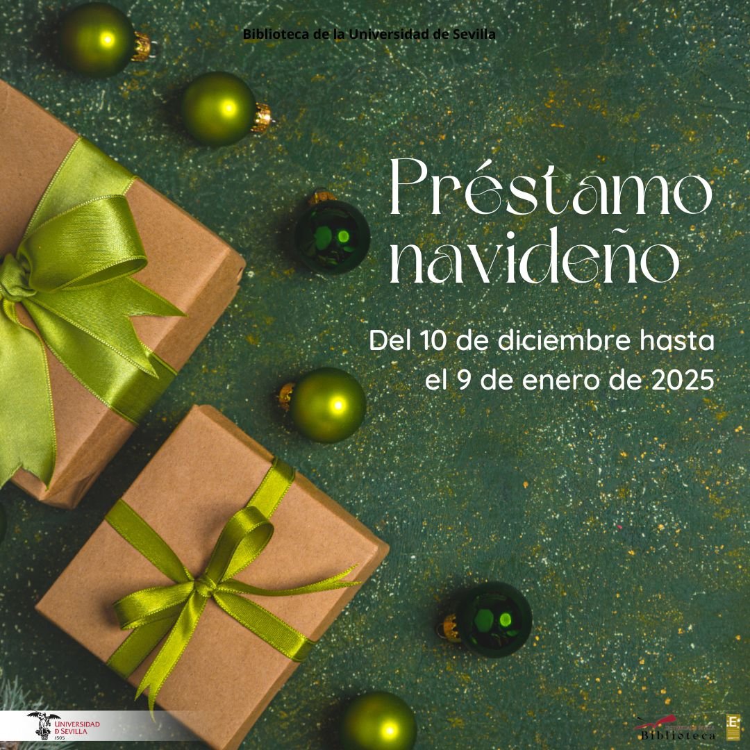 🎄 Aprovecha ya el préstamo especial de #Navidad de la <a href="/Biblioteca_US/">Biblioteca US</a> 

📚💻Reserva un libro o portátil y no lo devuelvas hasta 2025 

ℹ️ bib.us.es/noticias/prest…