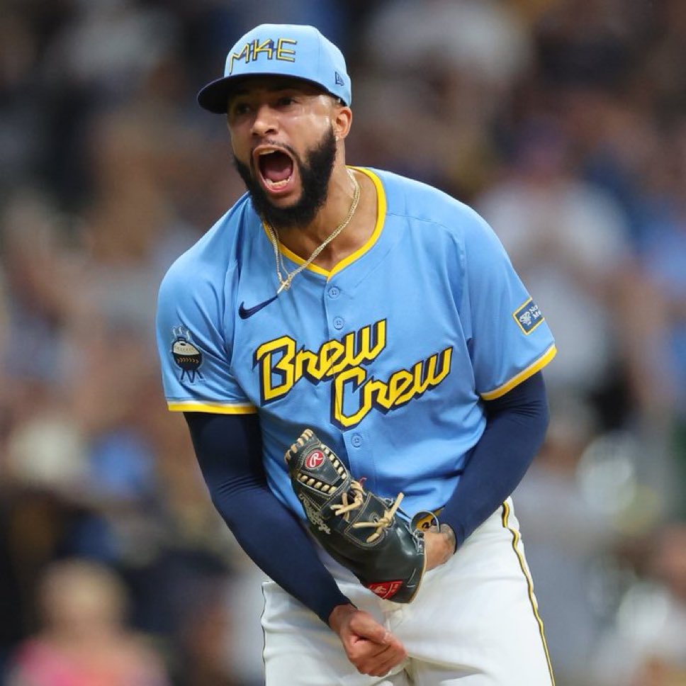 LLABESABVM's tweet photo. 🚨Breaking: Devin Williams is headed to the Bronx in a trade for Nestor Cortes, Caleb Durbin and cash.

Williams is an elite arm out of the pen and will most likely close games for NYY. If Williams does end up closing games for the yanks that means breakout reliever Luke Weaver will become the set up man. 

The Yankees got a good one and bolstered their pen.