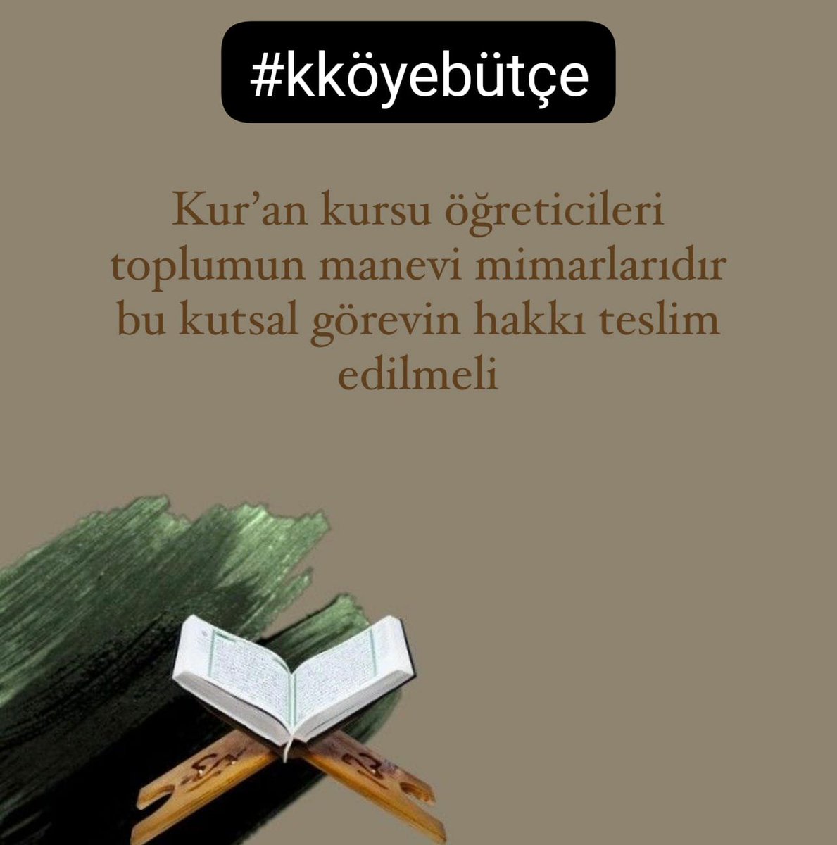 maliyeden ek bütçe desteğiyle kontenjanlar artırılmalı
<a href="/mehmetsim/">Mehmet ŞİMŞEK 🟢🇹🇷</a> 
<a href="/yusufkaplan44/">YkYk</a> 
<a href="/akpusmaz/">Akif Pusmaz</a>
<a href="/akpusmaz/">Akif Pusmaz</a> 
<a href="/DIBAliErbas/">Prof. Dr. Ali Erbaş</a> 
<a href="/yasaryldrmMHP/">Yaşar Yıldırım</a>

#kköyebütçe