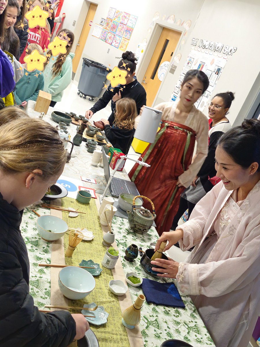 Cici Yang(siqiong) (@siqiongy) on Twitter photo International Festival:
Thank you to Stough Magnet Elementary School <a href="/StoughStallions/">Stough Magnet Elementary School</a> for inviting me to do the Tea art. I truly love the welcoming atmosphere of this school—it’s truly a global community! We had a wonderful evening!@ParticipateLrng <a href="/WLOberlinMiddle/">World Languages - Immersion @ Oberlin Middle</a> International Festival:
Thank you to Stough Magnet Elementary School <a href="/StoughStallions/">Stough Magnet Elementary School</a> for inviting me to do the Tea art. I truly love the welcoming atmosphere of this school—it’s truly a global community! We had a wonderful evening!@ParticipateLrng <a href="/WLOberlinMiddle/">World Languages - Immersion @ Oberlin Middle</a>