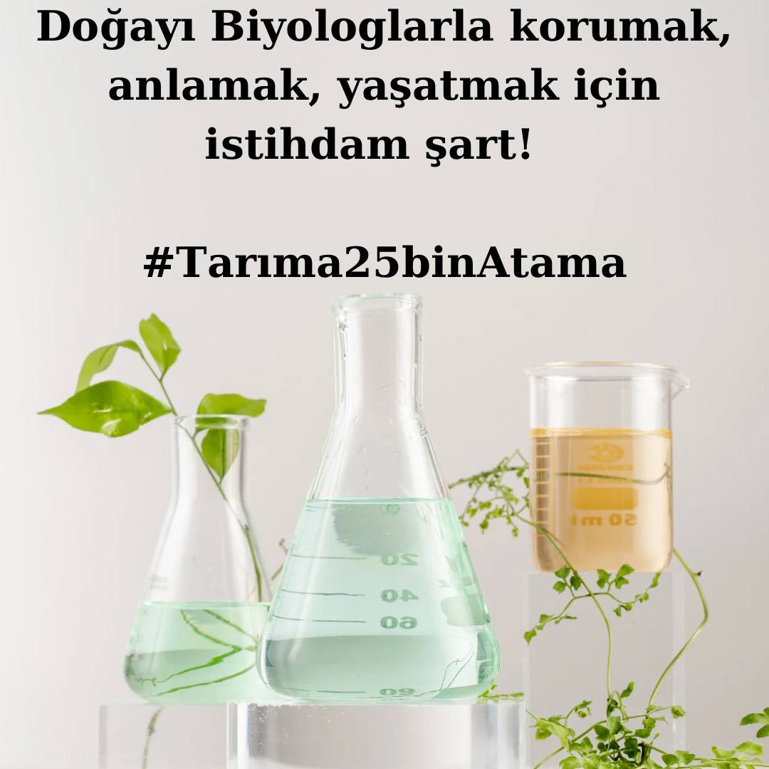 Doğanın dili biyolojidir, onu konuşacak bilim insanları ise biyologlardır. Tarım ve Orman Bakanlığı, biyologlar için acil ve adil kadrolar açmalı! #Tarıma25binAtama 
<a href="/yum/">Yum! ®</a>