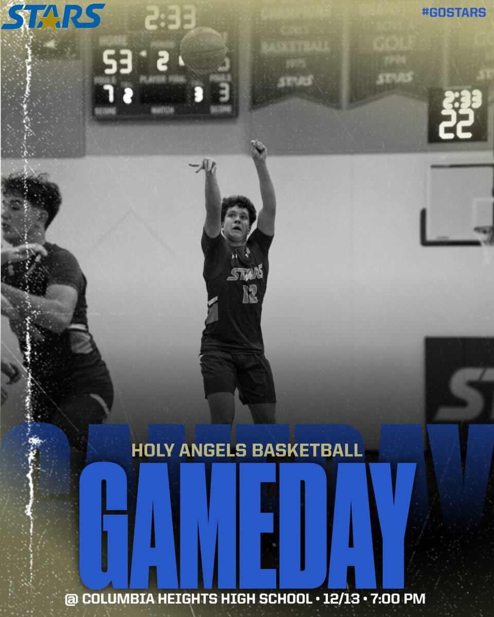 The Stars hit the road tonight to take on Columbia Heights! Come out and support us as we look to get a win vs the Highlanders! #GoStars 🌟🌟