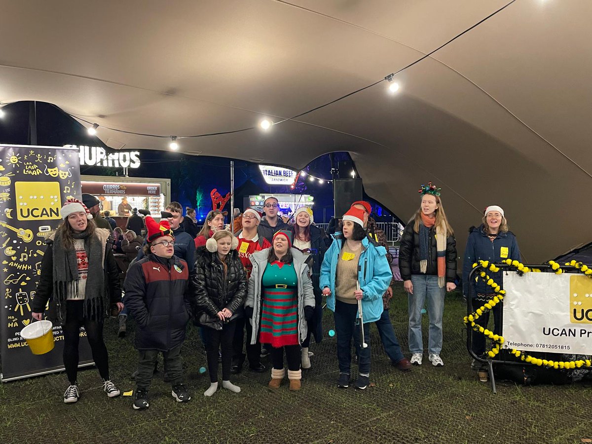 UCAN Productions (@ucanproduction) on Twitter photo It's on! UCAN Choir are smashing it at <a href="/xmasatbutepark/">Christmas at Bute Park</a> #VisionImpairment #UCAN #xmas #feliznavidad2024 It's on! UCAN Choir are smashing it at <a href="/xmasatbutepark/">Christmas at Bute Park</a> #VisionImpairment #UCAN #xmas #feliznavidad2024