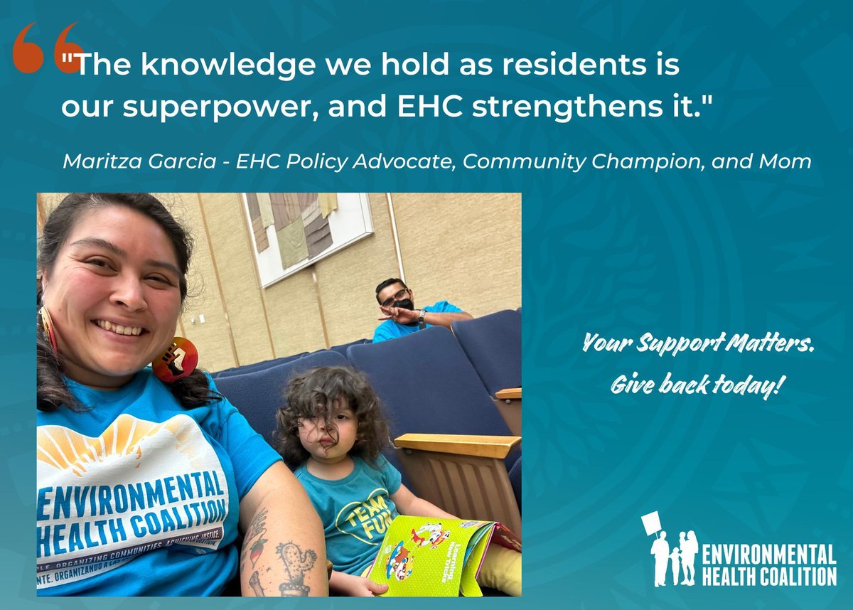 Our Community Action Teams (CAT) mobilize community leaders – and your support makes this possible! Every dollar fuels community-led solutions for clean air, green spaces, and justice. 

🔗 Donate to empower and protect residents like Maritza! buff.ly/3OpIpAd