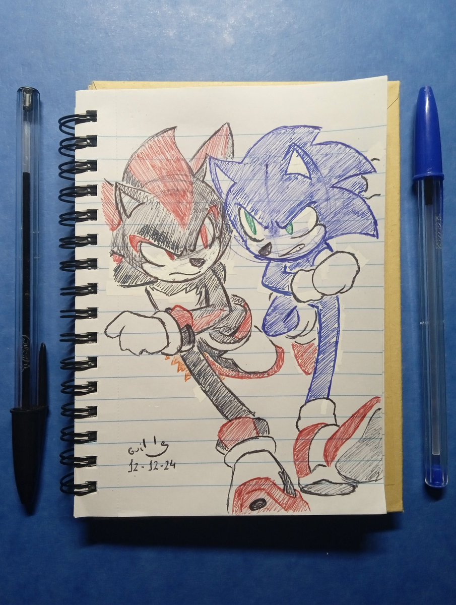 My favourite #SonicMovie3 poster ⚫💥🔵