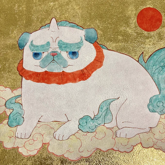 #これを見た人は金色の入った画像を貼って 