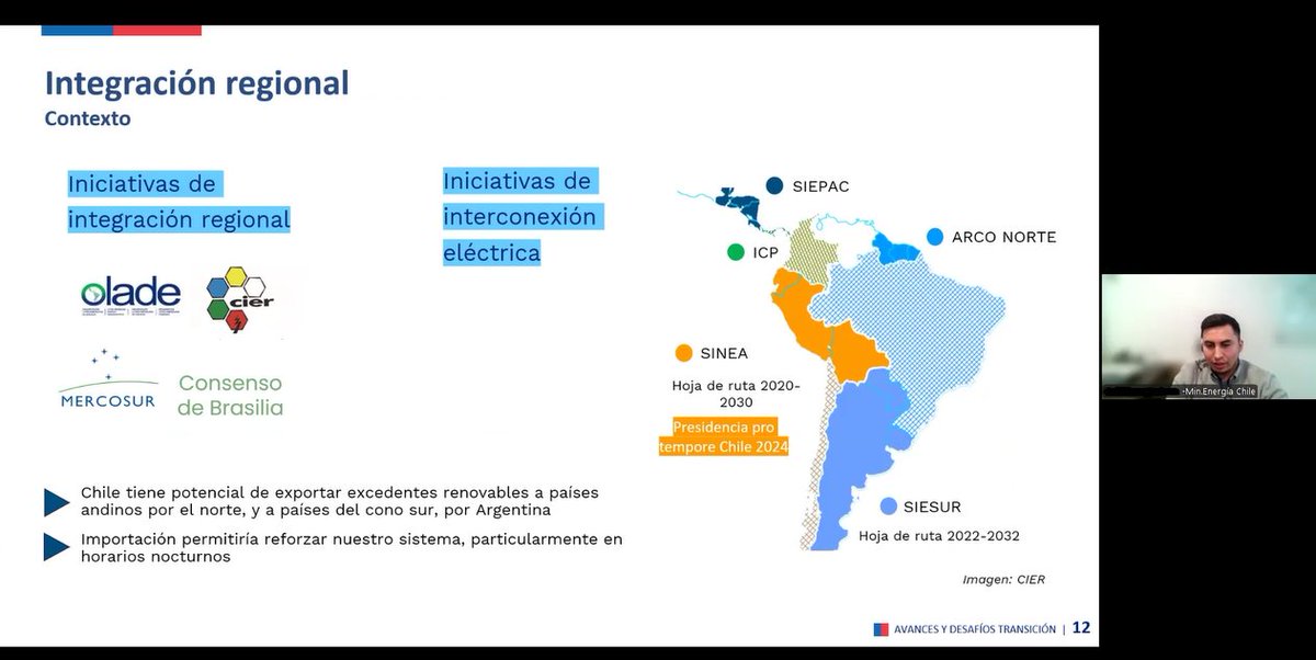 NARUC's tweet photo. With @EnergyAtState Power Sector Program support, NARUC convened energy officials from Bolivia, Chile, Colombia, Ecuador, and Peru in a virtual workshop to collaborate on electricity market integration and streamlining regulatory approaches to clean energy deployment to help optimize grid use and promote regional power trade & investment. @Bolivia_MHE @MinEnergia @ComisionCREG @RecNaturalesEC @MinemPeru
