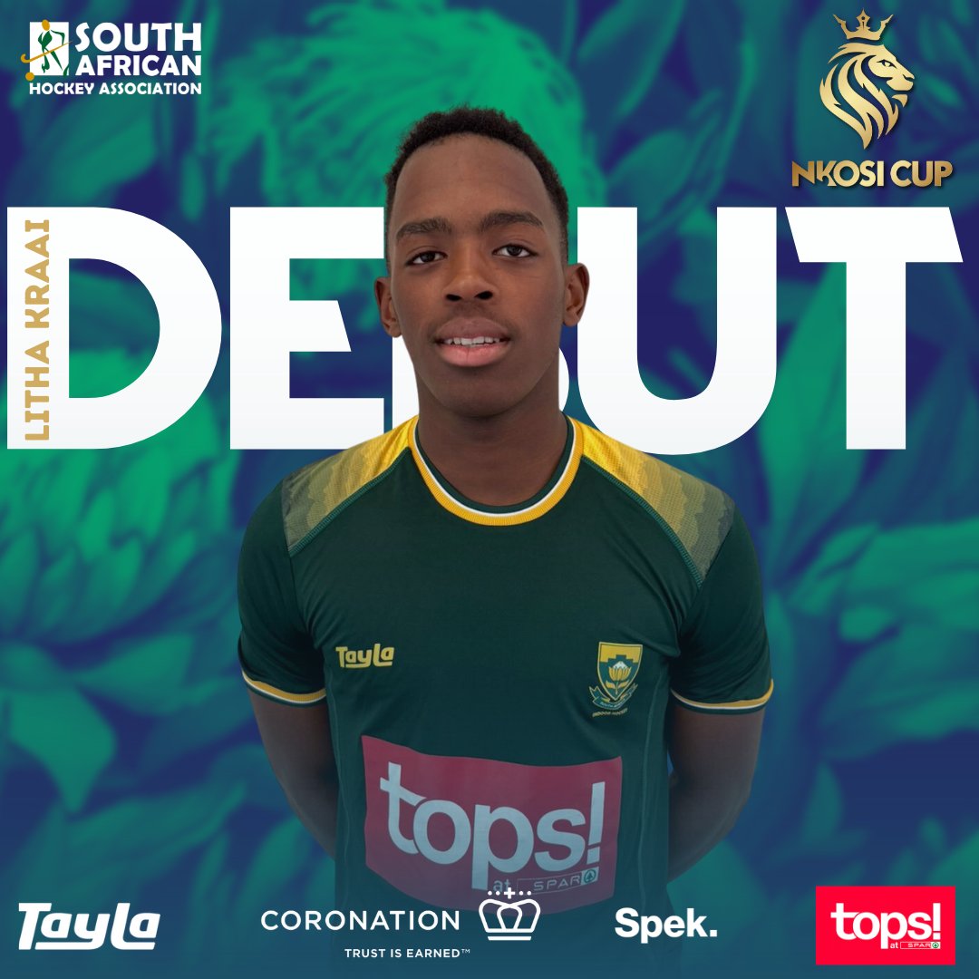 𝗟𝗜𝗧𝗛𝗔 𝗞𝗥𝗔𝗔𝗜

South Africa's newest international indoor player is Litha Kraai. The 17 year old has marked his debut against New Zealand with a goal inside 20 seconds. 

#MoreThanHockey