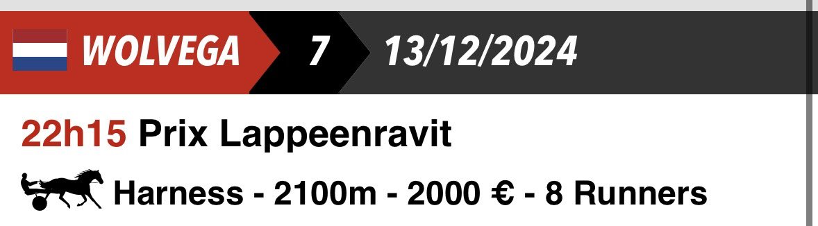 Hollannin <a href="/VictoriaparkVpw/">victoriaparkwolvega</a> vauhdikkaat perjantairavit huipentuvat mielenkiintoiseen nimikkolähtöön <a href="/LappeenRavirata/">Lappeen Ravirata</a> 😎 #ravit