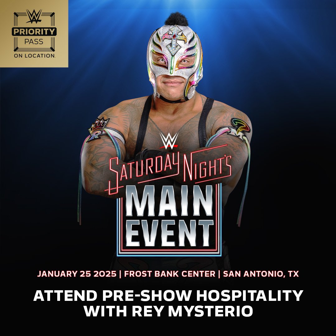 Booyaka! San Antonio!

Come meet me at Saturday Night's Main Event courtesy of @OnLocationExp!

Get your package today: onlocationexp.com/wwe/saturday-n…