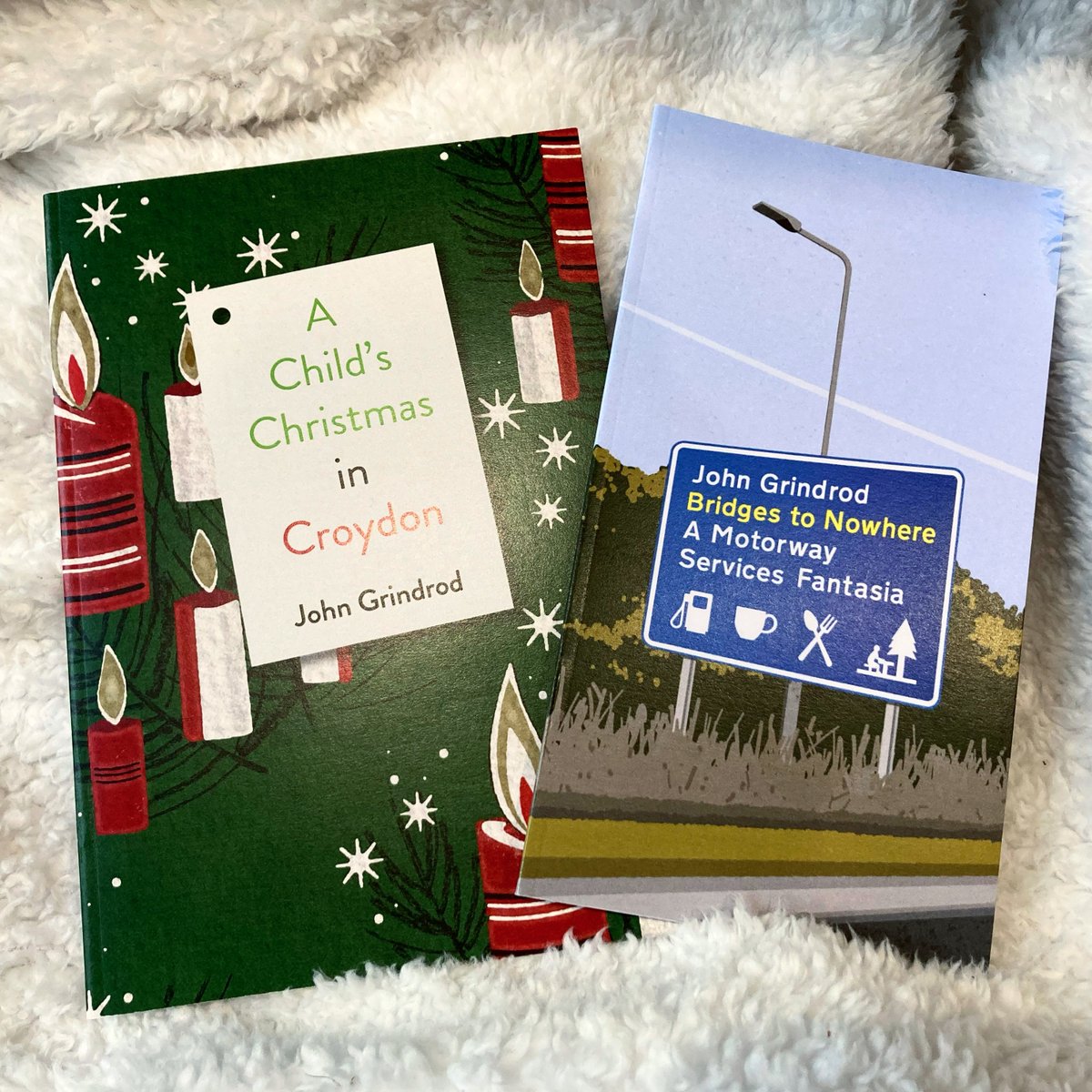 Hello! Pamphlets are back in stock on my website: a motorway services fantasia and the story of a lost modernist Christmas...