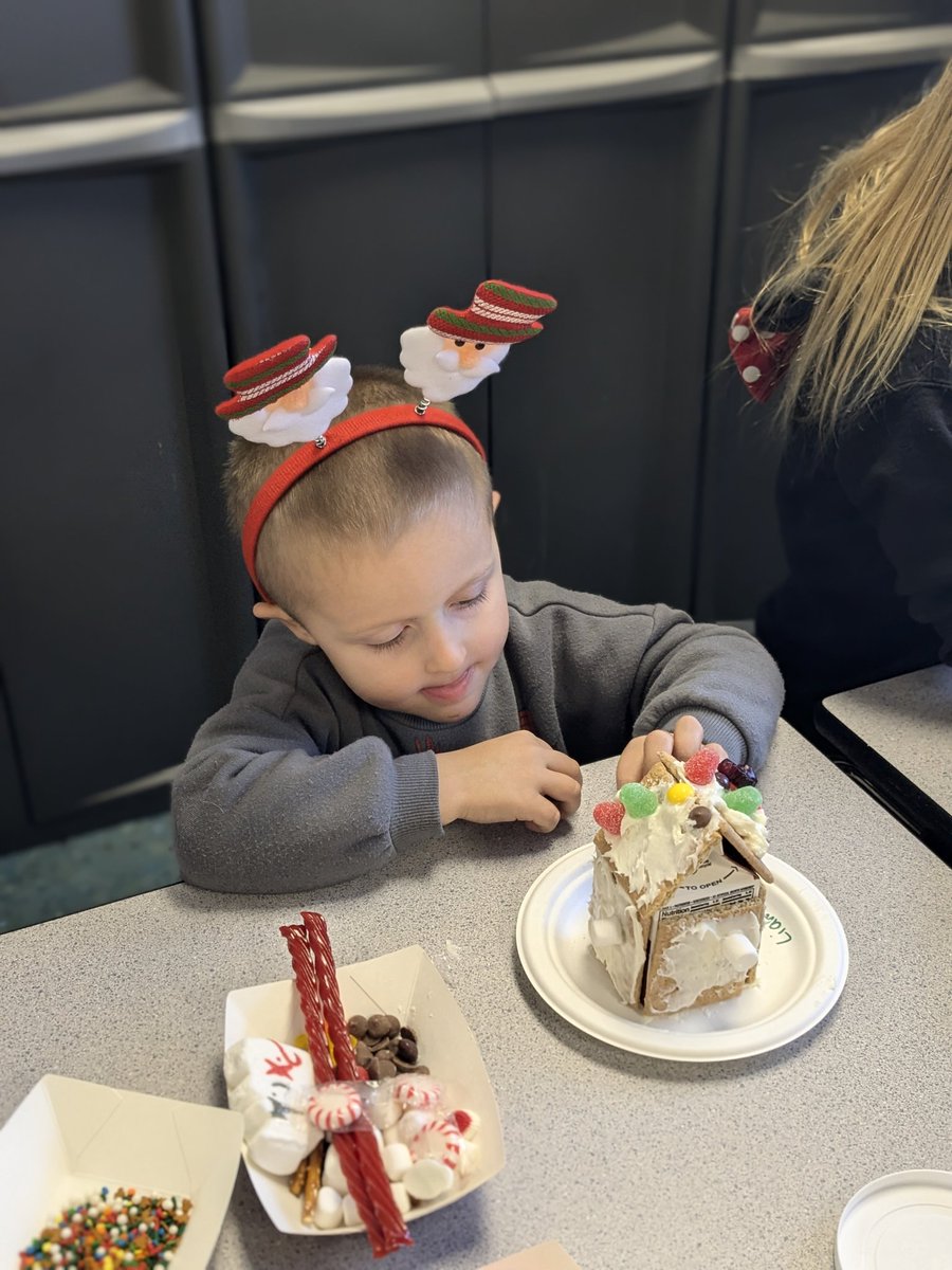 KinderKelly7's tweet photo. "Candy. Candy canes. Candy corn. And syrup." #elfstuff #gingerbreadday #weewarhawks #wcsflight https://t.co/jipyraXNSI