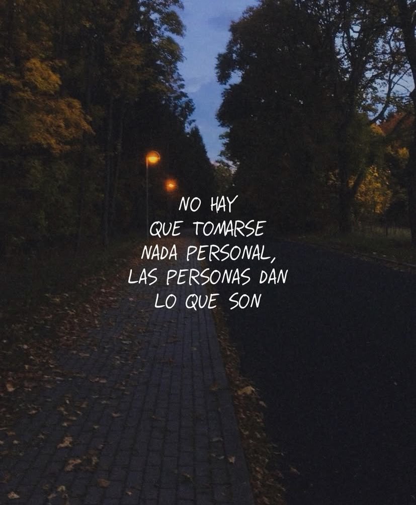 Las personas dan lo que son