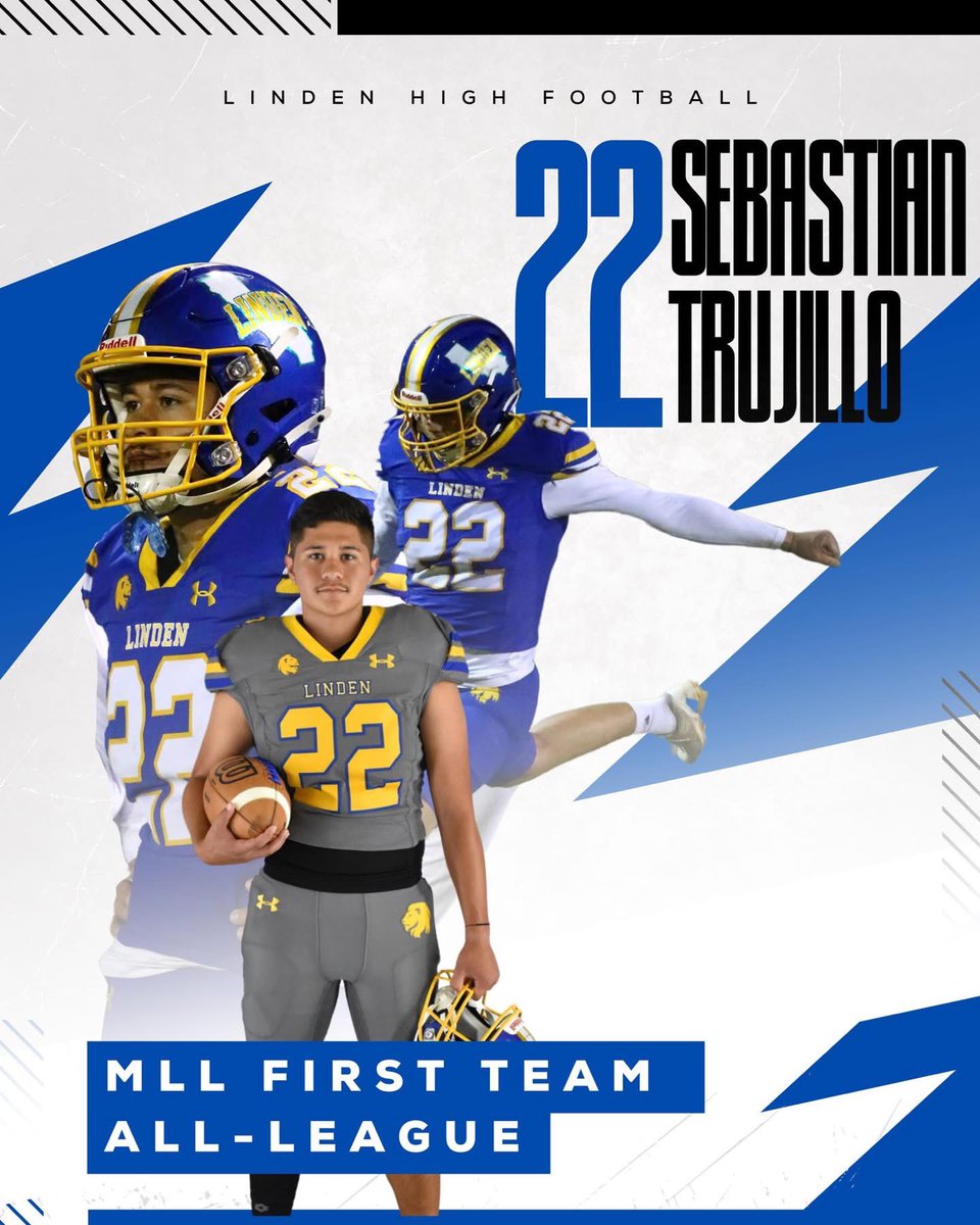 Jeremy Hurtado (@jeremyhurtado11) on Twitter photo Congratulations toSebastian Trujillo for being voted all MLL 1st Team Kicker.
<a href="/CornerRamos/">Mario Ramos</a> <a href="/LionsLinden/">linden lions football</a> <a href="/NotYoDaddysMLL/">Not Yo Daddy’s MLL</a> <a href="/BlackHatFootbal/">Richard T. Estrada</a>
<a href="/GuyDossi/">Guy Dossi</a>
<a href="/CoachARamos209/">Coach Ramos</a> <a href="/coach_mech/">Alek Mechikoff</a> Congratulations toSebastian Trujillo for being voted all MLL 1st Team Kicker.
<a href="/CornerRamos/">Mario Ramos</a> <a href="/LionsLinden/">linden lions football</a> <a href="/NotYoDaddysMLL/">Not Yo Daddy’s MLL</a> <a href="/BlackHatFootbal/">Richard T. Estrada</a>
<a href="/GuyDossi/">Guy Dossi</a>
<a href="/CoachARamos209/">Coach Ramos</a> <a href="/coach_mech/">Alek Mechikoff</a>
