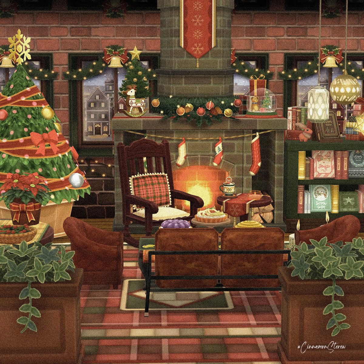 Cozy Christmas. ✨ #acpc #animalcrossing #PocketCampComplete