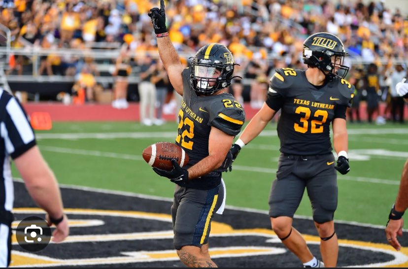 #AGTG I am blessed to receive an offer from Texas Lutheran University…⚫️🟡
<a href="/CoachMarshall_/">Kendrick Marshall</a> <a href="/B_Lew_95/">Bryson Lewis</a> <a href="/BERKNERFOOTBALL/">BERKNER FOOTBALL</a> <a href="/RamsRecruiting/">Berkner Football Recruiting</a>