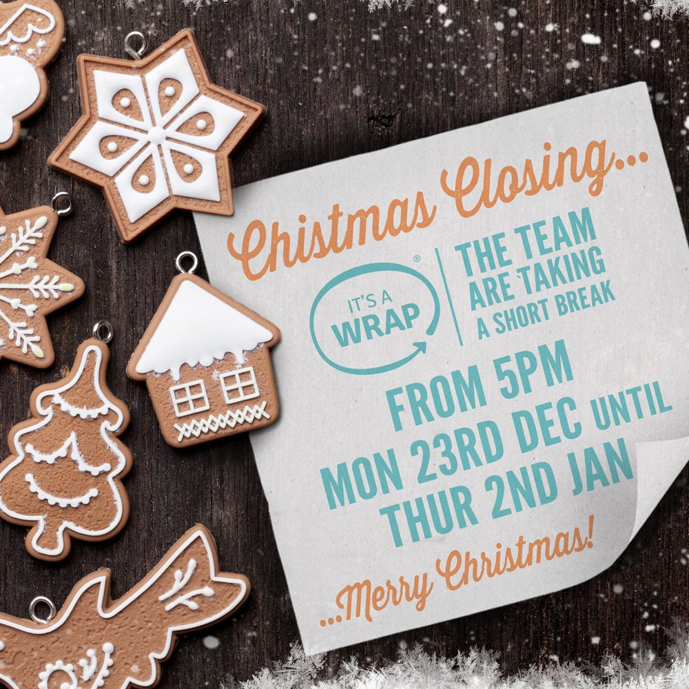 There's still time to get your orders in for the New Year! 
Our offices will be closing  on 23rd December this year, and won't reopen until Thursday 2nd January ❤️

Any orders placed during this time will be picked up on our return to the office. 🎁☃️
#greaseproof