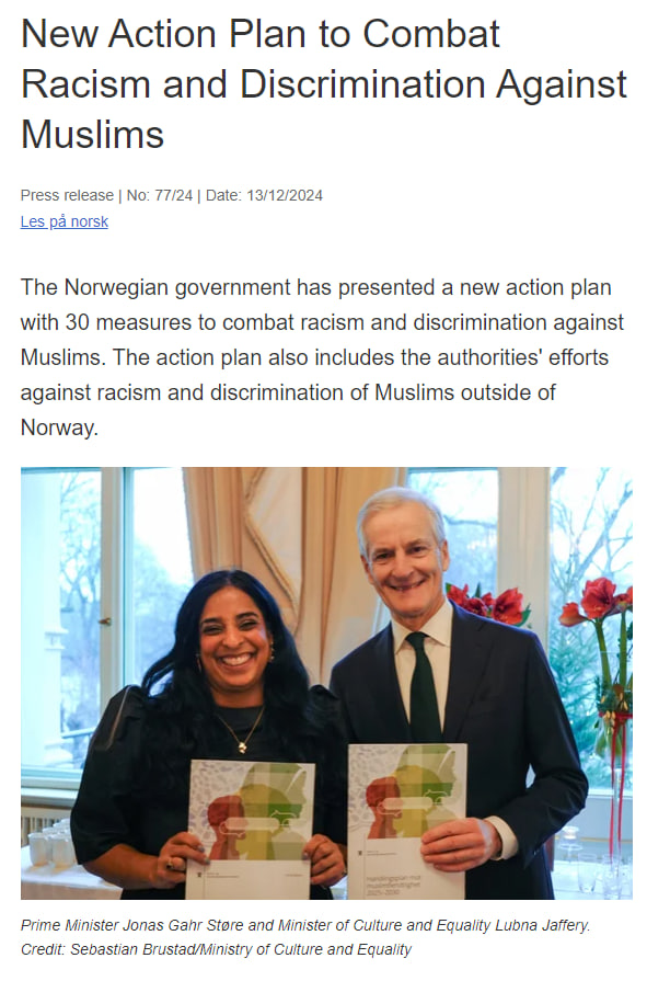 Statistics was just released in Norway on crime rates among the immigrant population.

The numbers were really bad, with immigrants over-represented 40% for the whole country, compared to the population average.

In the capital Oslo, for males in the age range 15-24 from Somalia,