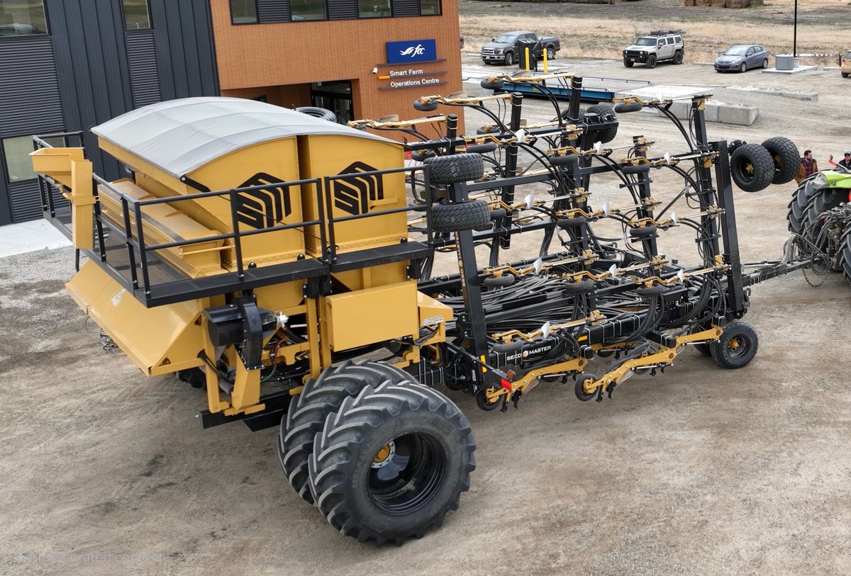 SeedMasterMfg's tweet image. Did you know #SeedMaster produces seeding solutions ideally sized for many mixed farm &amp;amp; livestock producers? This 40’ toolbar with 550 bu onframe UltraPro II or our 24’ with 220 bu tanks could be an ideal choice for your farm! Check out SeedMaster.ca