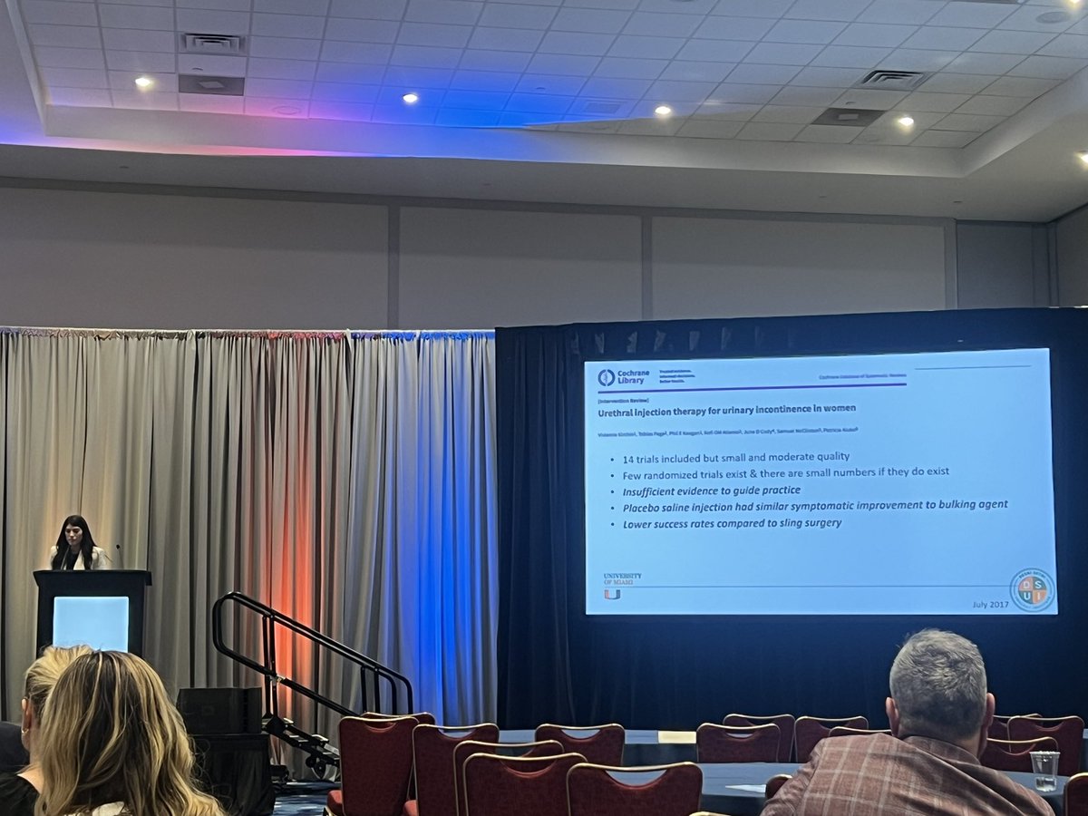 Florida Urological Society (FUS) (@flaurological) on Twitter photo <a href="/KatherineAminMD/">Katie Amin, MD, FRCSC</a> discusses options for women with stress incontinence. PAHG and slings are great options with evidence for long term success in SUI. Do vaginal lasers, stem cell therapy have a role in this space ? <a href="/KatherineAminMD/">Katie Amin, MD, FRCSC</a> discusses options for women with stress incontinence. PAHG and slings are great options with evidence for long term success in SUI. Do vaginal lasers, stem cell therapy have a role in this space ?