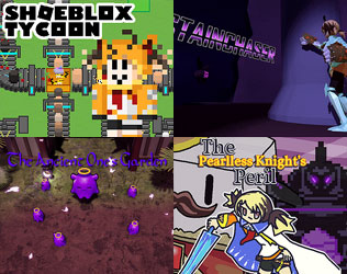 SoftdevWu's tweet photo. Added the last 16 entries from #holojam 5 to the #hololive fangames database! 🤩

In this batch, we have many games featuring Gigi Murin!👧

Link and credits below⤵️

#hologamesdb #rkggk https://t.co/rgQbx8UYRf