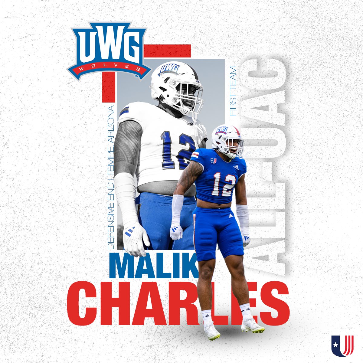 Congrats to our first ever All-<a href="/uacfootball/">uacfootball</a> selection, Malik Charles‼️

🔗: tinyurl.com/29ppmqq7

#WeAreOne