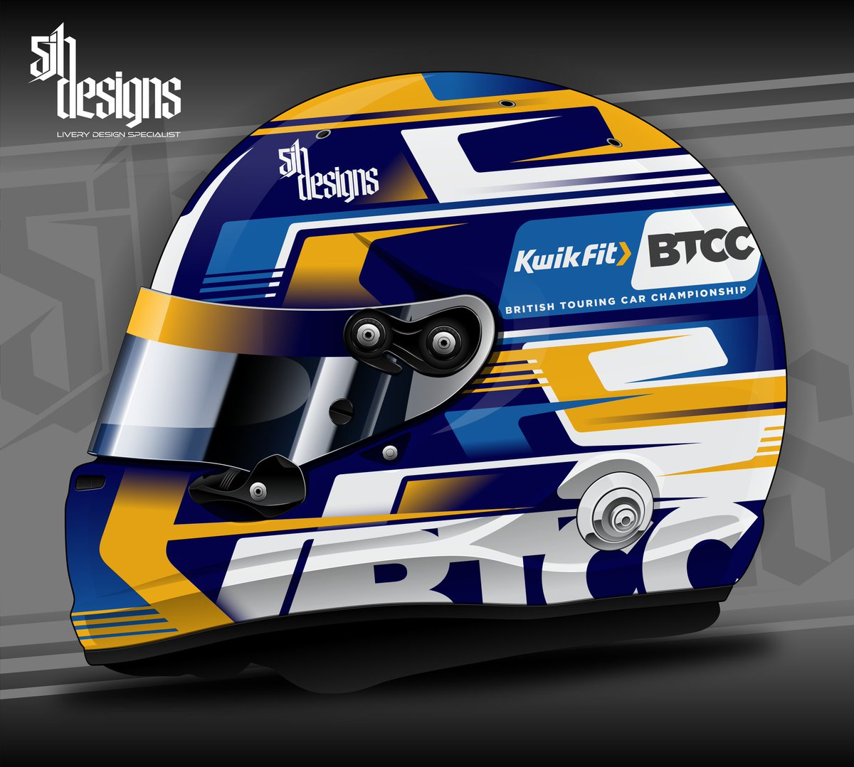 What would a BTCC race helmet look like? 🔥

If you need a helmet, race suit, livery or logo just let me know! 🙌