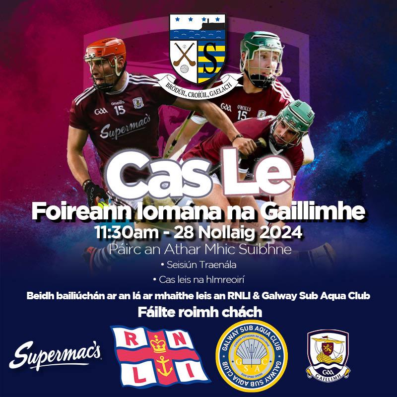 Beidh foireann iomána na Gaillimhe ag teacht amach go dtí an Spidéal cúpla lá théis na Nollag chun seisiún traenála oscailte a dhéanamh agus deis a thabhairt don bpobal casadh leis na himreoirí.

Beidh an ócáid ann ar an 28 Nollaig, ag 11.30am ar Pháirc an Athar Mhic Suibhne.