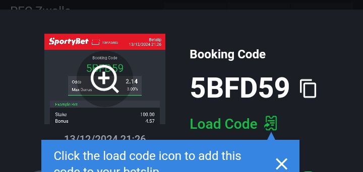 free 3 hot odds🎉🔥

Booking code  
SportyBet code  5BFD59

Betway code &amp; Betpawa
👇