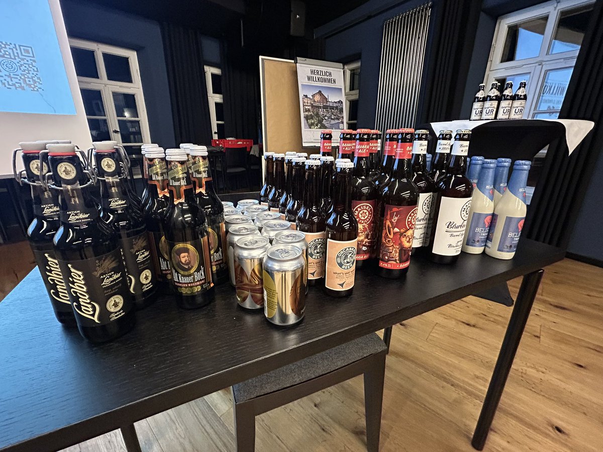 Ein freitägliches  biertasting steht an:
Winterbiere - teilweise harte Kost! 😉