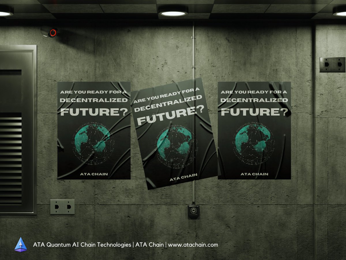atachainatax's tweet image. ⚡Step into a new era of trust and innovation. Join the movement that’s reshaping the global economy—because the future is decentralized, and it starts with you. 🌐

#ATAID #ATAChain #ATAX #ATAQuantumAIChain #Blockchain #Decentralized