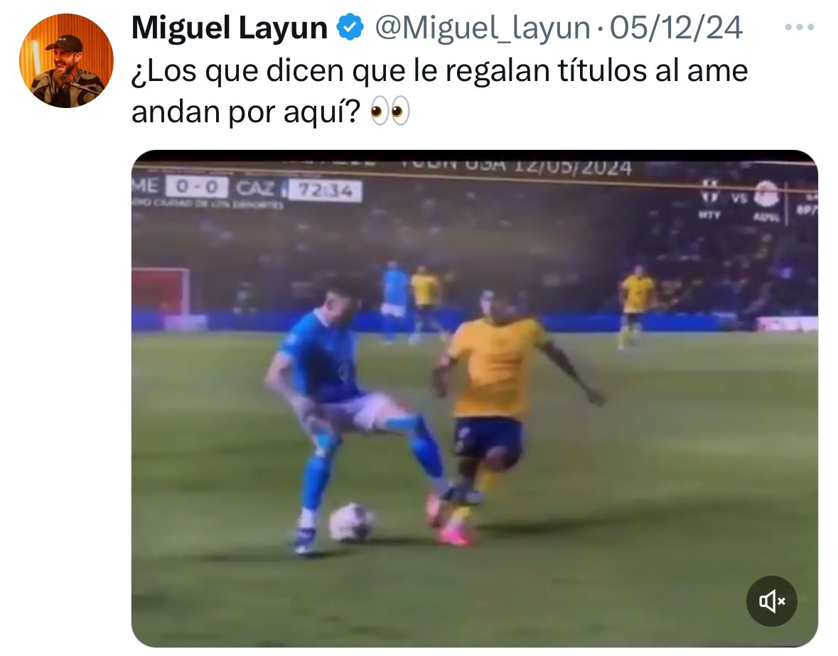 TitoVilla1982's tweet photo. Miguelito, ya que andas por aquí y dices que desinformo… 
Cómo no te vi ayer preguntando “dónde están los que dicen que al Ame le regalan los títulos” luego de la plancha de Juárez sobre el Tecatito? 🤔
Porque si lo hiciste después de la de Rotondi sobre Kevin, no? ⚽️ https://t.co/4kx1umpFXN