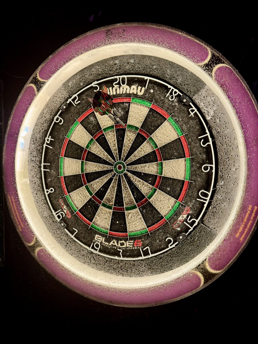 Found this Darts board at an Austin bar.