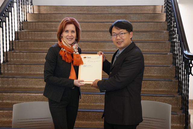 OSUInnovation's tweet photo. OSU and Taiwan’s ITRI have partnered to advance innovation in aerospace, energy and life sciences. This collaboration bridges expertise, drives cutting-edge research, and strengthens global ties.

https://t.co/ww6RDPFlNn

#OSUInnovation | #OrangeIsTheAnswer https://t.co/XZaUqJbfOK