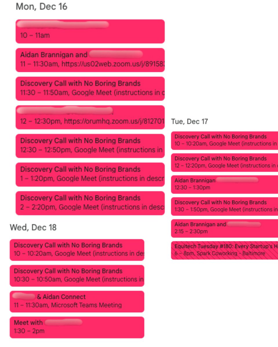 launch was ehhh, only 14 meetings booked with qualified leads after two announcement vids on Linkedin😉