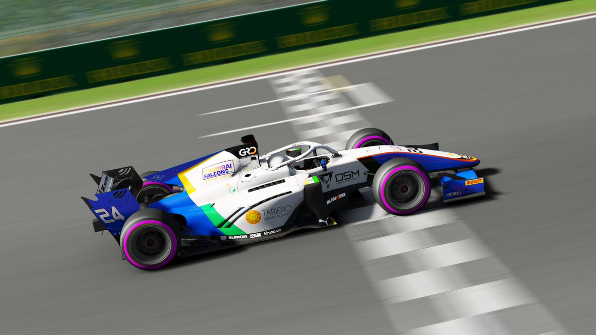 HRL_Sim's tweet photo. And the chequered flag waves as @Sxlvce wins the F2 race in Belgium! @Bearical1 finishes in P2 with @SaltyVinz rounding out the podium in P3.

@Bearical1 had the fastest lap with a time of 2:00.718

@mcrlmarl3y was voted Driver of the Day!

Full results: https://t.co/71BZaYOoAU