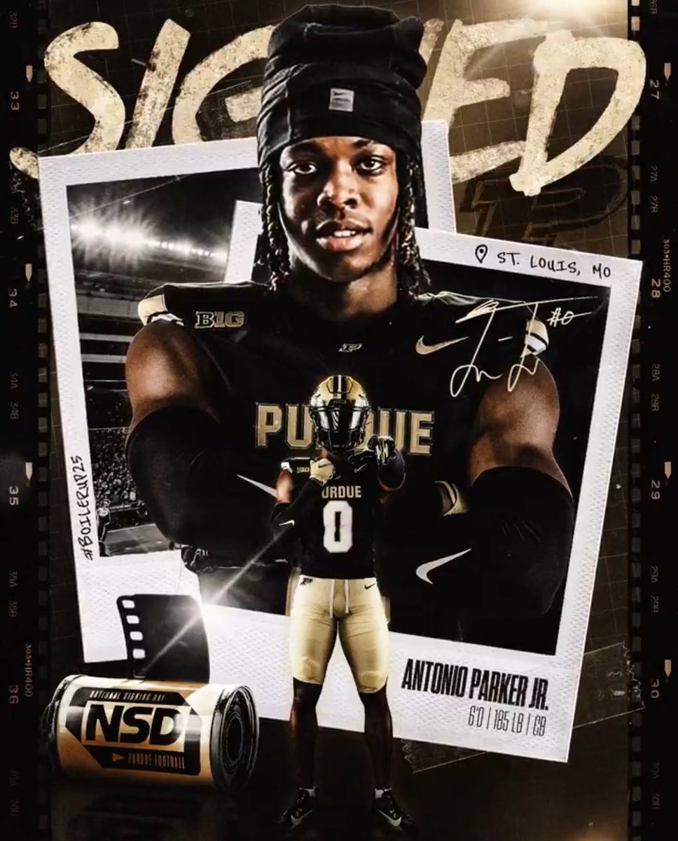 BoilerUpload's tweet photo. *Another* COMMIT ALERT: #Purdue flips 2025 three-star cornerback Antonio Parker from UNLV.

That makes five flips this week for new head coach Barry Odom.

👉 https://t.co/WcGACFL9VB https://t.co/sgod6sLAwZ