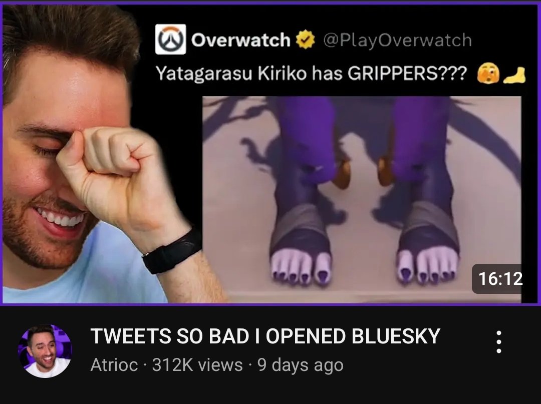 I've been on a huge <a href="/Atrioc/">Atrioc</a> and <a href="/CONEY/">Coney</a> kick lately, and I noticed this hand in some of their thumbnails. Either one or both of them is using someone else's hand, and I gotta know why they didn't just do this pose with their own hands???